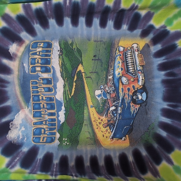 Grateful Dead Sundog y2k 2006 Truckin to Buffalo NY Graphic Tie Dye T Shirt - Picture 2 of 7